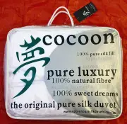 Single All Year Weight Silk Filled Doona. Autumn 2025. 30% Off!BuyFromMelbourne!
