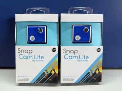 NEW SET OF 2 SNAP CAM LITE WEARABLE HD VIDEO CAMERA - FACTORY SEALED