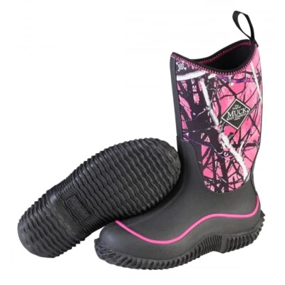 Muck Hale Outdoor Sport Boot, Black/Muddy Girl, KBH-MSMG-MNS Toddler Size 7