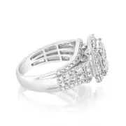 Luminesce Lab Grown 10ct White Gold Ring in 1.60 Carat Diamond, Q
