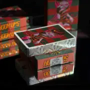 NIGHTMARE ON HOOKUPS STREET LIMITED GILDED EDITION Playing Cards Sinister Silver