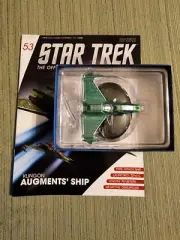 Star Trek Klingon Augments' Ship Ship & Magazine #53 Eaglemoss