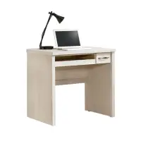 在飛比找momo購物網優惠-【唯熙傢俱】雪莉白雪松3尺電腦桌(書桌 電腦桌 辦公桌 工作
