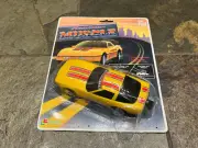 Vintage 1987 Chevrolet Corvette by Lanard Pull String Yellow NEW