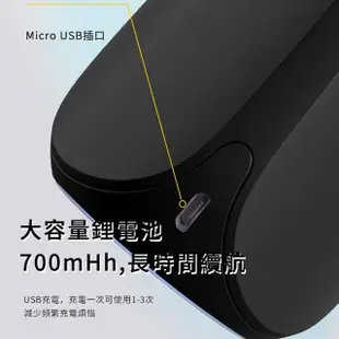 【ANTIAN】UV雙重殺菌消毒燈 便攜紫外線無線殺菌燈 USB充電紫光消毒器 除臭殺毒燈(高效殺菌)