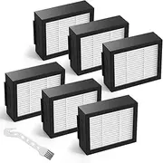 6 Pack Combo j9+/ j7+ HEPA Filters Compatible With i-Robot Roomba Combo j9+/ j7+ Self-Emptying Robot Vacuum Cleaner Replacement Parts (Not fits for Roomba j7/ j7+/ j9/ j9+ Serials)