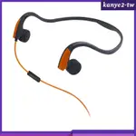 [KY] 用於戶外運動室內電話的傳導耳機語音控制電纜雙立體聲頸掛式耳機
