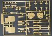 Academy 1/35th Scale Flakpanzer Wirbelwind - Parts Tree F from Kit No. 13236