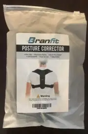 Lot of 2- Posture Corrector & Back Support Brace for Women and Men by BRANFIT