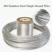 304 Stainless Steel Wire Hard Wire Single Hitching Wire Tying Dia 0.2mm~2.5/3mm