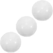 TOYANDONA 3pcs Trackball Wheel Beads Game Parts Table Wheel Beads Replacement Roulette Beads Roulette Wheel Beads Prop Festival Wheel Beads Wheel Beads Game Prop Game Wheel Beads Resin White