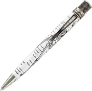 Retro 51 Will adapt to take Parker Style refill Retro 51 Tornado Roller Ball Pen Vintage Metalsmith Dr Grey VRR-1346, (VRR-1346)