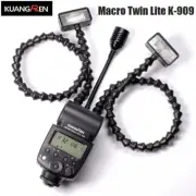 KUANGREN Macro Twin Lite K-909 Dual Flash Light for Canon Nikon Sony Camera DSLR