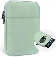 6-7 Inch Tablet Ereader Sleeve Case for Amazon Fire 7/Kindle Paperwhite 6-6.8"/Kindle Paperwhite Signature/Kindle Paperwhite Kids/Kindle 11th 2022/Kindle Kids,Kobo Clara 2E eReader Carrying Bag(Green)
