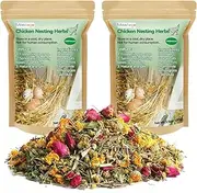 Chicken Nesting Herbs - 7 Oz Natural Nesting Box Herbs in 6 Dried Flower & Herbs for Keeping Coop Fresh and Create Comfortable Environment for Chickens