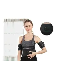 在飛比找樂天市場購物網優惠-楓林宜居 新款ems腹肌爆汗腰帶智能健腹器健身懶人腹肌貼塑身