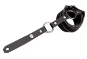 'JERRY DOUBLE' SIlver Leather Custom Guitar Strap RYB Los Angeles Straps