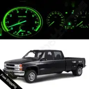 Green LED Package Set Panel Gauga Cluster Light Bulbs for 1992-1994 Chevrolet (for: Chevrolet)