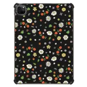 iPad Pro 11-inch (3rd/4th gen) iPad Impact Case Flower Power Black iPad Case by Martina Martian