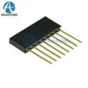 100pcs 8 Pin 2.54 mm Stackable Long Legs Femal Header For Arduino Shield