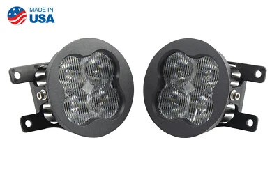 SS3 LED Fog Light Kit White SAE/DOT Fog Sport Diode Dynamics Fits 17-19 Nissan T (for: Nissan)