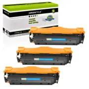 3PK CE411A Cyan Toner Fit For HP305A LaserJet Pro 400 Color M451dn M451dw M475dw