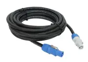 Elite Core PC12-AB-25 Twist-Lock Power Blue to Gray Power Extension Cable 25'