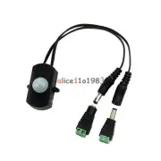DC5-24V 5A Infrared PIR Motion Sensor Security Light Control Switch + Connector