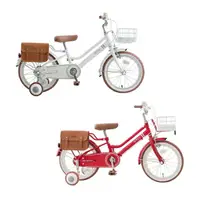 在飛比找樂天市場購物網優惠-日本 iimo 兒童腳踏車16吋(經典紅/時尚白)【悅兒園婦