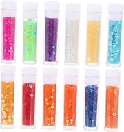 Healvian Unique Nail Art Sequins Set 36pcs Manicure Sequins Flakes Easy to Apply for Party Daily Use