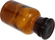 BESTYASH Lab Glass Reagent Bottle Wide Mouth Borosilicate Glass Bottle With Ground Stopper Chemical Storage Container For Lab Water Reagent Liquids