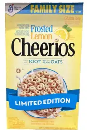 General Mills Cheerios Frosted Lemon Whole Grain Oat Cereal 18.5 oz