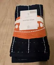 Pottery Barn Kids Field Day Quilted Pillow Sham Isaiah New