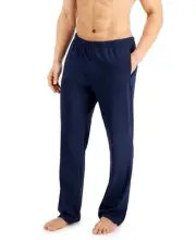 Alfani Men's Cotton Modal/Spandex Pajama Pants Neo Blue-Small