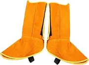 POPETPOP 1 Pair Welding Boot Protectors for Men Durable Breathable Welder Shoe Covers Lightweight Non Deformable Welding Boot Protective Covers for Factory Work and