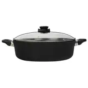 Swiss Diamond XD Induction Braiser with Lid 32cm - Robins Kitchen