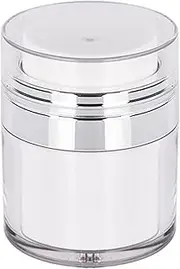 Cream Jar Vacuum Bottle Cosmetics Sub Bottle Travel Portable Press Lotion Bottle Refillable Cosmetic Cream Container Leak-Proof & Airtight