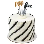 Pop, Fizz, Clink Skewer (12 Pieces) Winter themed Cake Decor