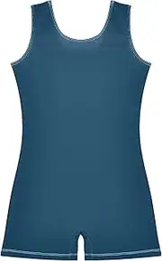 [GAIGEO] Girls Leotards for Gymnastics Toddler Prussian Blue Biketard Purple Ballet Dance Outfit 2t