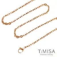 在飛比找momo購物網優惠-【TiMISA】璀璨時刻 純鈦項鍊(雙色可選)