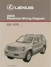 2004 Lexus GX 470 Wiring Diagrams Schematics Layout Factory OEM