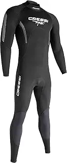 Cressi Men's Full Back-Zip Neoprene Wetsuit for Scuba Diving & Water Activities - Fast 1mm: Designed in Italy