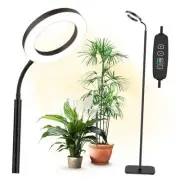Grow Lights for Indoor Plants, 20W Full Spectrum Floor-standing ring black
