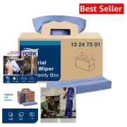 Multipurpose Industrial Wipers - Lint-Free, 4-Ply, Handy Box with 180 Sheets