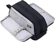 Large Capacity Pen Pencil Case with 4 Compartments, Multi-Slot Pencil Pouch Bag