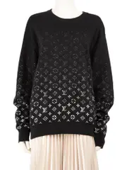 Black Gradient Monogram Jumper