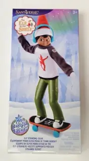 Elf on the Shelf Holly Jolly Ollie Skateboarder Elf Standing Gear *NEW In Box*