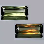 6.26 ct Magnificent fire Octagon (19 x 7 mm) Turkey Color Change Diaspore
