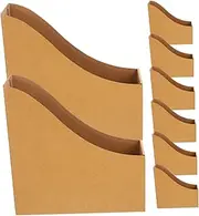 ARTIBETTER 8pcs Cardboard Magazine Holders Paper File Organizer for Office Classroom and Desktop Storage Efficient Document and Book Storage