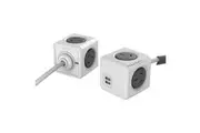 Allocacoc PowerCube With 4 Power Outlets And 2 USB Ports 2 x 1.5M